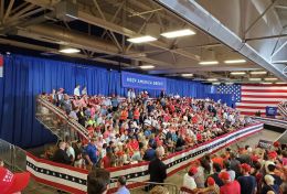 Assembly bleacher rental portable audience seating Ohio and eastern US community gathering event